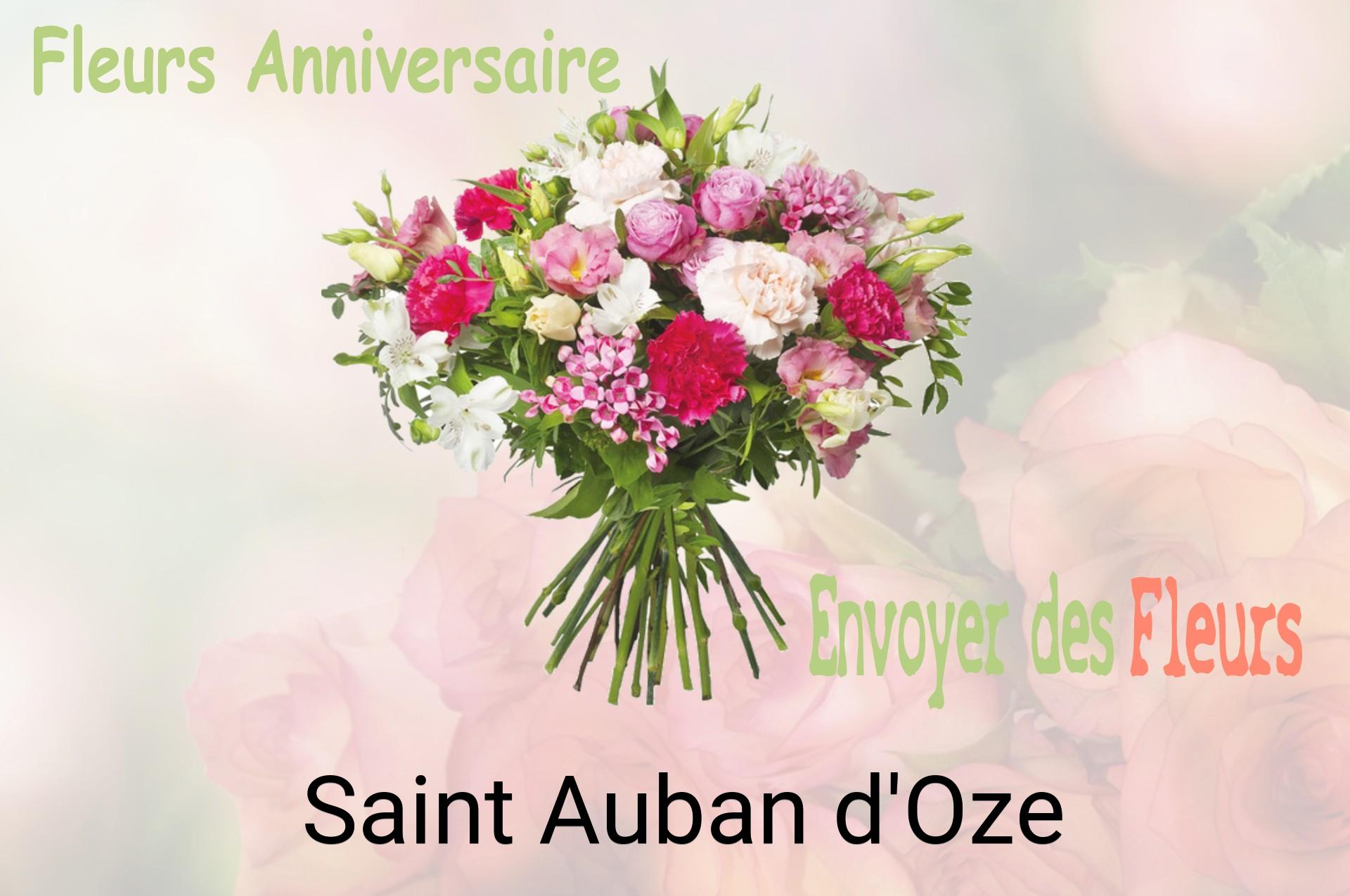 Bouquet de fleurs d’anniversaire livré à Saint-Auban-d'Oze