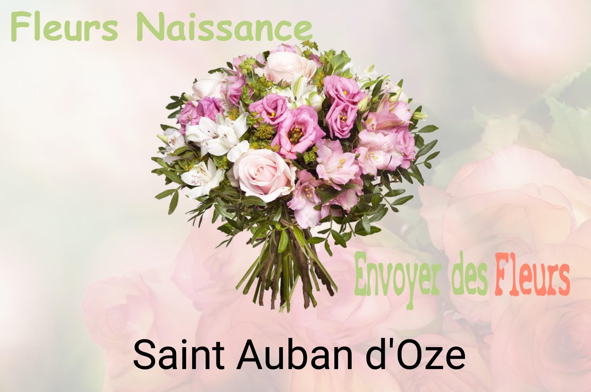 Bouquet de fleurs de naissance livré à Saint-Auban-d'Oze